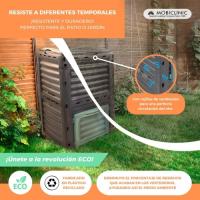 Compostador de jardín Biobin Mobiclinic® 300L Eco-Friendly Sin Gastos adicionales Transformador de residuos Sin Herramientas Rejillas de ventilación Convierte residuos en abono Natural. - details 2