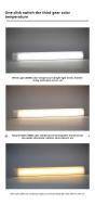 Luz De Armario LED Recargable Inalámbrica Con Sensor De Movimiento Ideal Para Armario Cocina Escaleras - Operada Por Batería - details 9