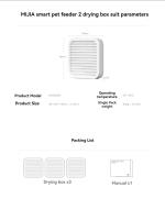 Nueva Estación De Alimentación Inteligente Para Mascotas Xiaomi Mijia Con Caja De Secado 3PCS Conexión a La APP Mijia Recordatorio Inteligente - details 4