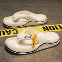 Zapatillas De Plataforma Para Hombre Verano Suela Suave EVA Pantuflas Casuales Playa Nocturnas Antideslizantes Para El Baño - details 9