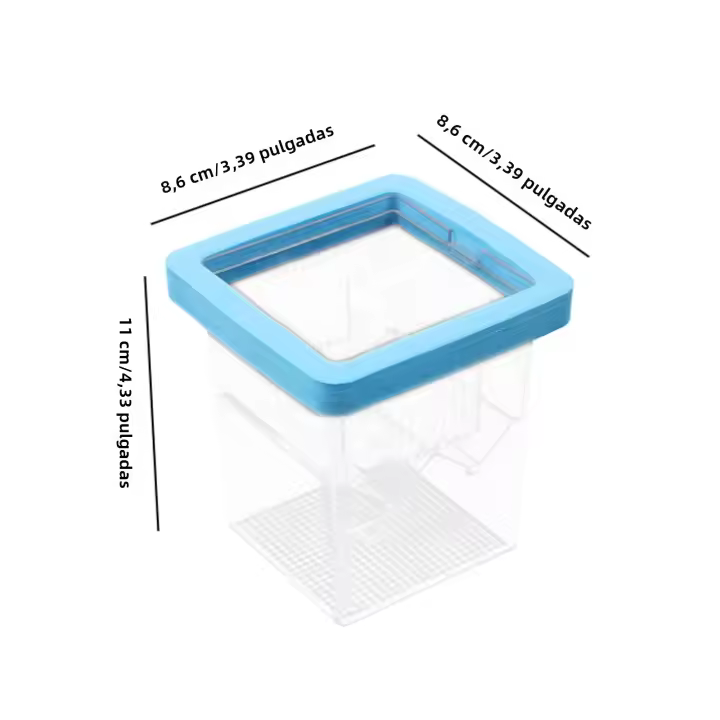 Caja De Cría De Peces Para Acuario Durable Incubador Transparente Para Guppys Y Cangrejos Caja De Isolación Para Pequeños Peces Y Alevines - 1