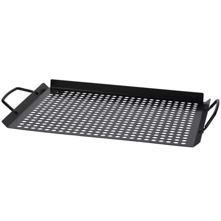 Parrilla Asar Agujeros Asas 43x28 Cm Vaggan - 1