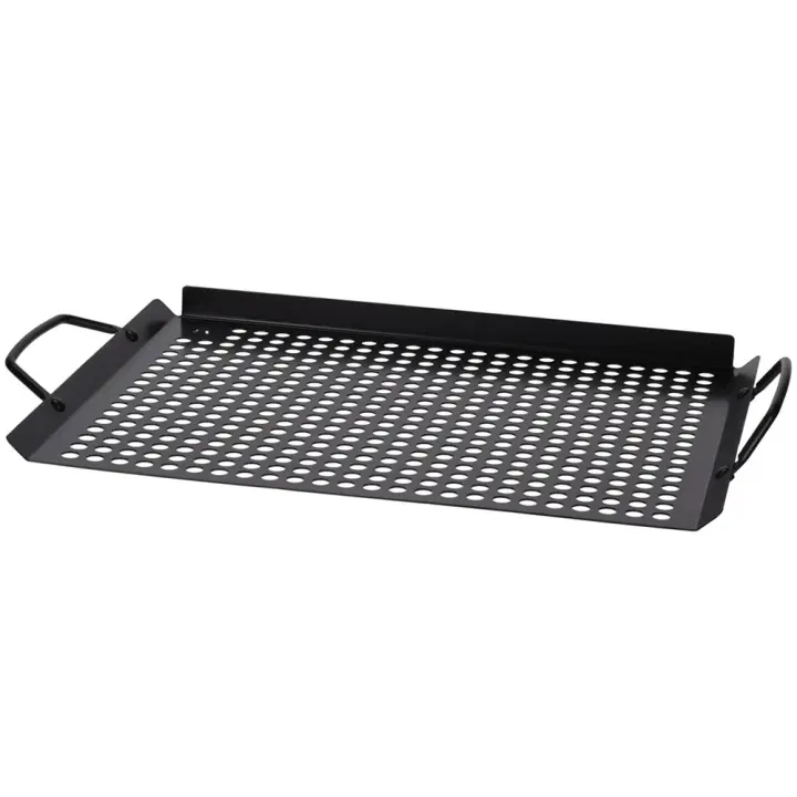 Parrilla Asar Agujeros Asas 43x28 Cm Vaggan - 1