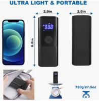 Bomba de Aire portátil, cable de aire para inflar neumáticos, Pantalla LCD, 150Psi con manómetro y Luz LED - details 2