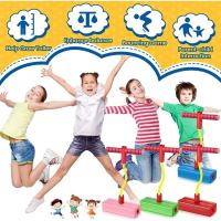Juguete De Equilibrio Para Niños Saltar Encima De Rana Deporte Interior Y Exterior Equipo De Fitness Con Sonido De Salto - details 2