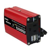 Convertidor De Energía De 500W DC a AC 12V a 220V 110V Inversor Automático Con Cargador USB Doble Adaptador De Transformador Para Coche - details 3