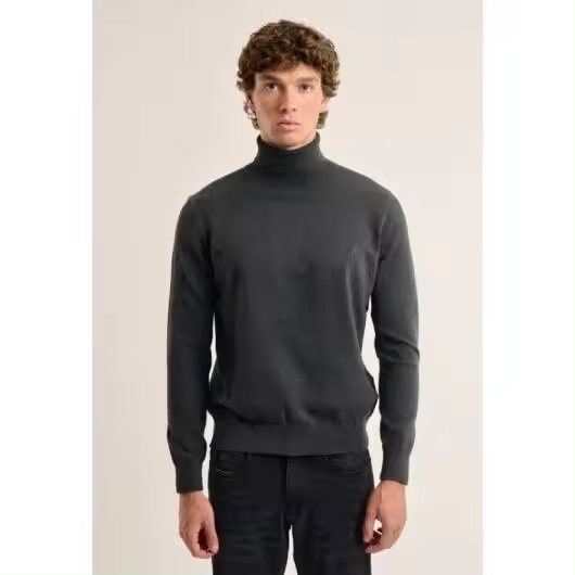 Jersey cuello alto Valecuatro gris - 1