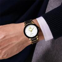 Reloj De Pulsera De Moda Para Hombres Y Mujeres 2022 Marca Nueva Color Neutro Correa De Acero Reloj Casual De Lujo Para Ocasiones Especiales - details 4