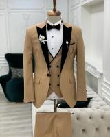 Traje Formal Para Hombre 3 Piezas Blanco Diseño Único Chaqueta Con Borla Pantalones Y Chaleco Conjunto De Vestimenta Para Bodas Y Occasiones Elegantes - details 2