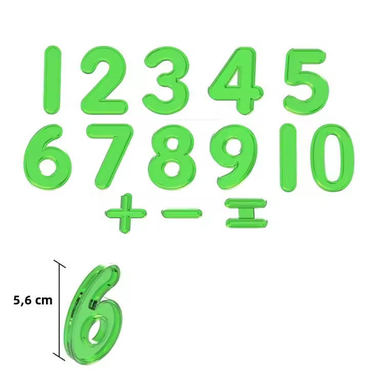 Juego Educativo De Aritmética Transparente Con Palabras Alfanuméricas Arcoíris Mayúsculas/Minúsculas Letras Inglesas Para Niños De 3-12 Años - 1