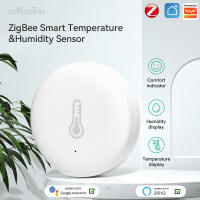 Sensor De Temperatura Y Humedad ZigBee Tuya Para El Hogar Inteligente Compatible Con Alexa Google Smart Life ZigBee2mqtt Monitor De Termostato Interior - details 0