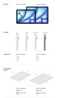 Tablet Apple iPad Air 2024 11" (M2) WiFi, 128GB, Chip M2 de Apple, Pantalla Liquid Retina, Gran angular trasero de 12 Mpx, Ultra gran angular frontal de 12 Mpx en horizontal, iPadOS - details 11