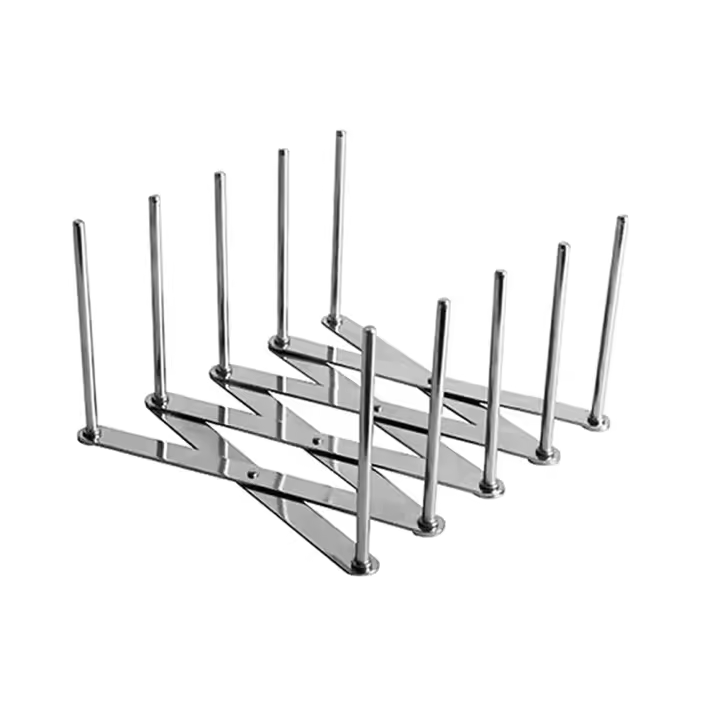 Organizador De Tazones Y Platos Leeseph Para Puerta De Armario Estante Reutilizable De Metal Para Soporte De Platos Y Tazones - 1