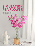 Bouquet De Flores Artificiales De Pea Japonesa 62CM Colores Ligero Morado Rosa Rojo Blanco Adecuado Para Decoración De Hogar Bodas Fotografía Propiedades - details 0