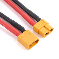 Cable De Conversión XT60 Macho-Hembra 12AWG Con Extensión De Silicona Para Baterías Para Coches RV Conector De Cable De 40CM - details 4