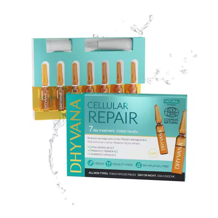 Sérum Reparador 100% Natural | Contorno, Ojeras y Piel Dañada | DHYVANA - 1