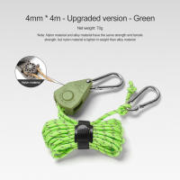 Gancho De Pulley Para Tienda De Campaña Ajustable Y Antigolpes Cierre De Canopy Tensión De Cordones Ratchet Soporte Para Tienda De Acampar - details 8