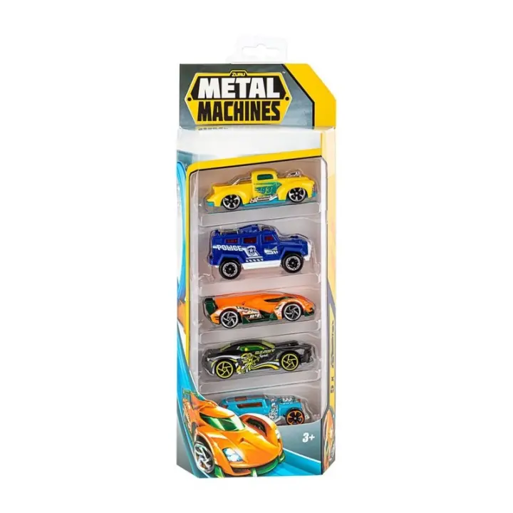 Pack de 5 Vehiculo Metal Machines Aleatorio Modelo Surtido a Escala - 1