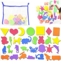 Juguete De Baño Educativo Para Niños Alfanumérico Letras Y Animales EVA Suave Flotante En Agua Para Bebés Y Niños - details 0