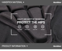 Shorts De Motocicleta Protección De Caderas Y Rodilla Para Hombre Pantalones De Ciclismo Motocross Armadura Moto Bicicleta De Protección - details 7