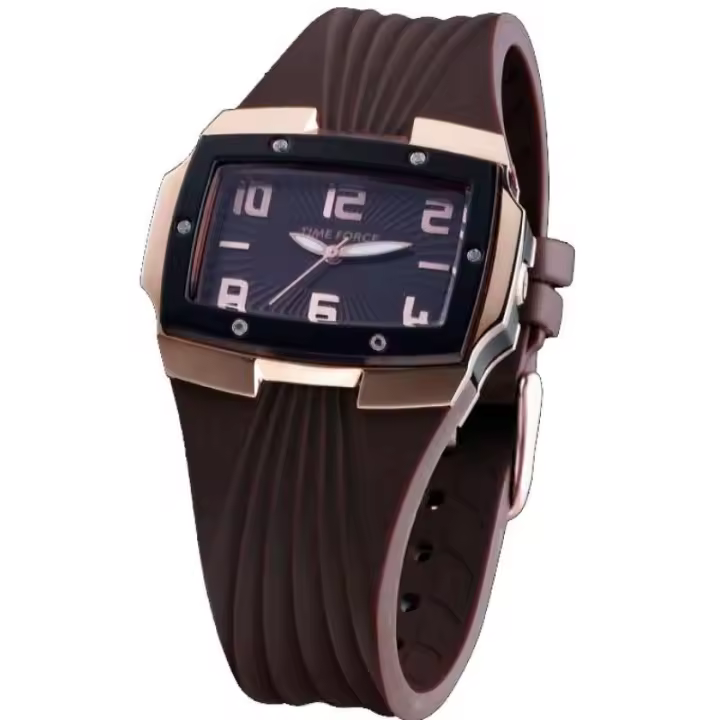 Time Force Tf3135l05mo  Reloj Para Para Mujer Color Marron - 1