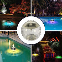Lámpara Flotante Solar RGB Para Piscina Luz LED Cambiante Color Impermeable Para Jardín Patio Camino Fiesta - details 10
