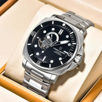 Reloj De Pulsera De Lujo Para Hombres PAGANI DESIGN 2025 Reloj Métrico Automático Mecánico Resistente Al Agua 200M Acero Inoxidable Cronógrafo De Silicona - details 11