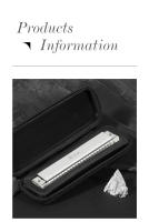 Harmonica Polifónica JDR 24 Agujeros Tremolo Para Profesionales Y Estudiantes Organizador De Bocina Metálico Para Adultos - details 2
