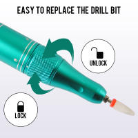 Máquina De Uñas Recargable 35000RPM Portátil Para Manicura Y Pediura Herramienta De Corte De Cutículas Y Pulido De Esmalte Sin Cable - details 4