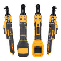 Llave De Impacto Eléctrica Sin Cable 20V 3/8 Pulgada Destornillador Angular Herramienta De Ratcheting Compatible Con Batería Makita - details 8