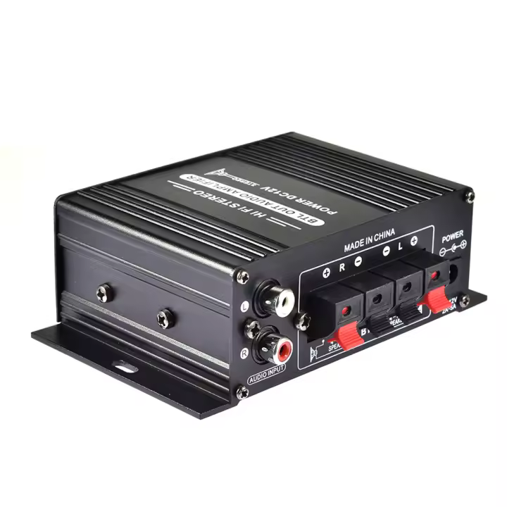 Amplificador De Audio HiFi Canal Para Coche Receptor De Música Estéreo FM MP3 Potencia 12V AK370 AK170 Accesorio De Audio Para Coche - 1