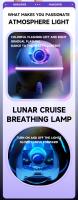 Lámpara Nocturna LED Recargable USB Cambio De Color En 7 Colores Decoración De Habitación Regalo De Capsula Espacial Astronauta Luz De Ambiente Redonda - details 6