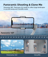 Stabilizador Gimbal De 3 Ejes HQ6 Para Teléfono Móvil Con Luz De Iluminación De Relleno Rastreo De Cara Y Anti Desbaste Para Android iPhone Grabación De Vídeo - details 17