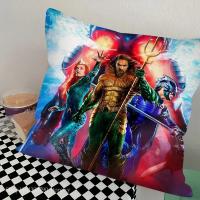 Cojín De Peluche De Cama Sofá De Lujo Para El Hogar Decoración De Sala De Estar Coche Aquaman Y El Reino Perdido Película Tamaño Cuadrado Material Poliéster/Celulosa - details 1