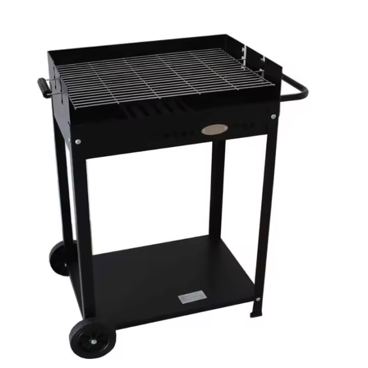 Barbacoa chapa torino 60 x40 altura 90 ruedas imor080120 - 1