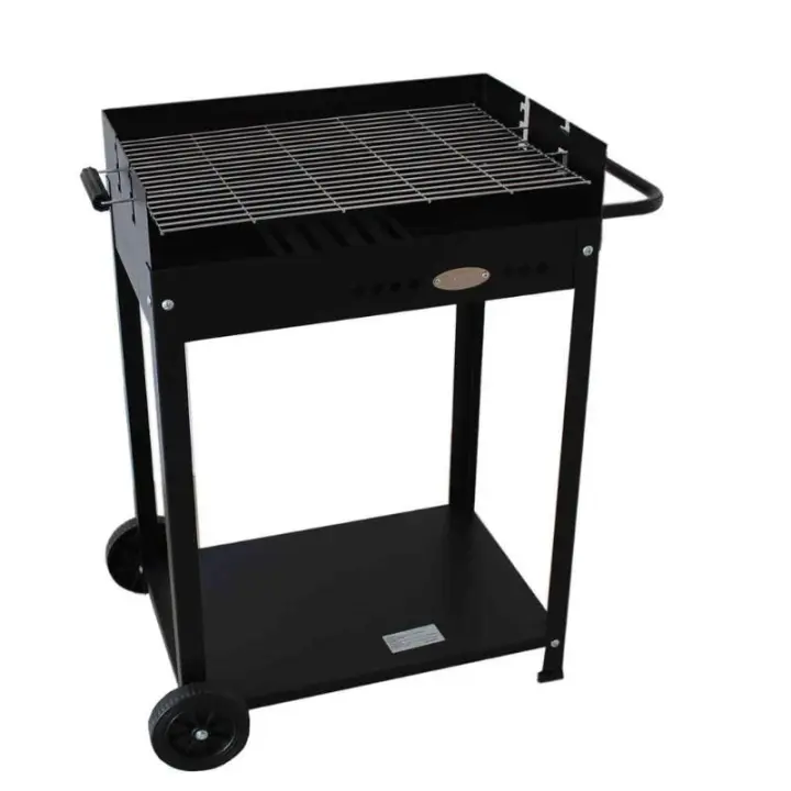 Barbacoa chapa torino 60 x40 altura 90 ruedas imor080120 - 1