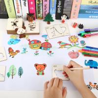 Juguetes Montessori Para Niños Plantillas De Dibujo DIY Con Madera Educativo Regalo Navideño Para Aprendizaje Infantil - details 2