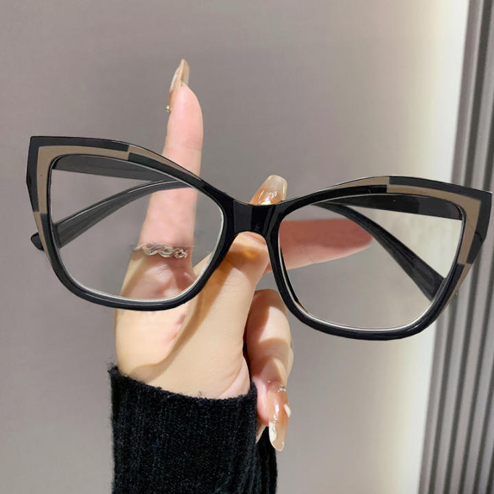 Gafas De Lectura Para Mujer Y Unisex Con Ojos De Gato Y Bloqueo De Luz Azul Estilo Cuadrado +1.5...+3.0 Material De Lente Plástico