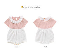 Body de DOT de Algodón para Bebe, mono de manga Corte para Niña, ropa de Verano para Niño recién nacido de 0 a 18M, Monos con volantes a la moda - details 5