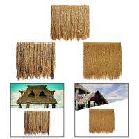 Tejado De Sargazo Sintético Para Jardín Hut Fence Patio Playa Decoración Realista DIY Crafts Multifuncional Resistente Al Fuego - details 3