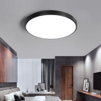 Lámpara de techo LED, diámetro de 30 cm, 24 W, lámpara de techo moderna, blanca simple, no regulable, para dormitorio, pasillo, sótano, balcón, baño, cocina. - details 0