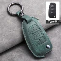 Funda De Llave De Coche En Cuero Para Audi A3 8L 8P A4 B6 B7 B8 A6 C5 C6 4F RS3 Q3 Q7 TT 8L 8V S3 Accesorios De Llavero - details 8