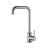 Grifo De Cocina De Acero Inoxidable 304 Grifo De Agua Caliente Y Fría Con Manijera Individual Grifo De Esterilla Montado En Plataforma - details 1