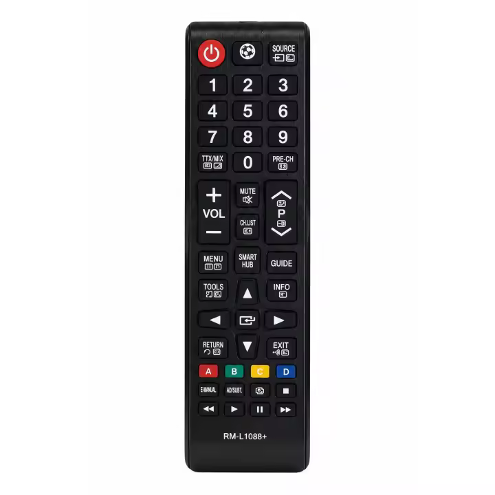 Control remoto compatible con Samsung Smart TV | Botón Netflix | Sin configuración | Compatible LCD LED Plasma 4K UHD | Reemplazo universal RM-L1088+ - 1