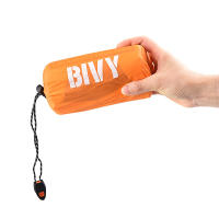 Kit De Refugio De Emergencia Para 2 Personas Bivy Tubo De Camping Saco De Dormir Térmico Manta SOS Impermeable Equipo De Supervivencia - details 6