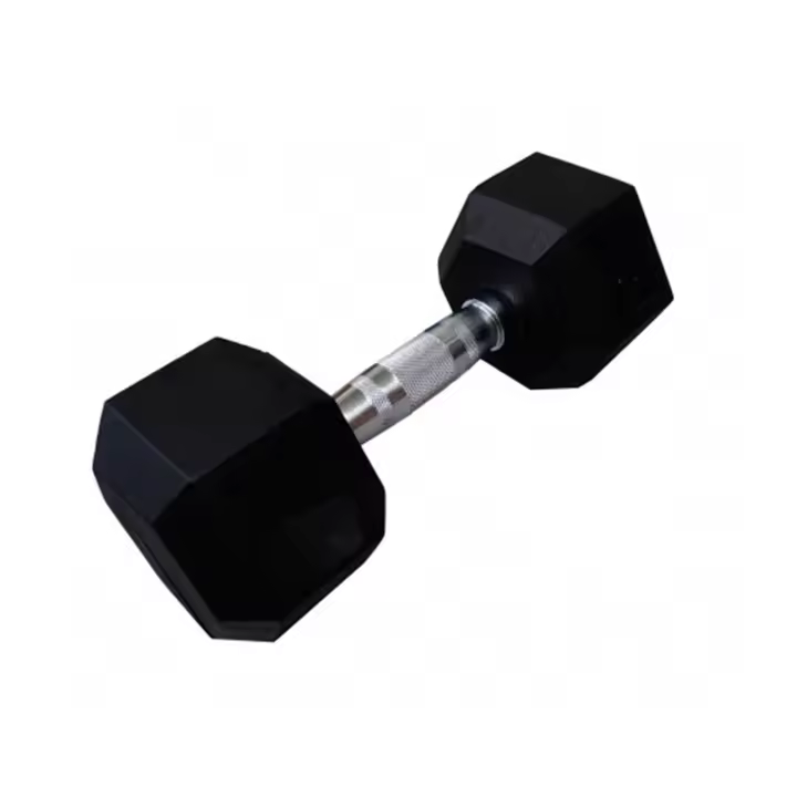 mancuerna hexagonal color negro tamaño 30 kg - 1