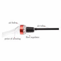 Aerador De Vino Profesional 2-en-1 Que Se Adhiere a Cualquier Botella De Vino Mejora El Sabor Y El Bouquet Spout Pourer De Botella De Vino - details 2