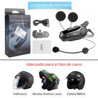 Intercomunicador De Casco X1 plus Motor Bluetooth 5.0 Headset Inalámbrico Para Motocicleta Con Altavoz Interfono Manos Libres 1000m - details 18