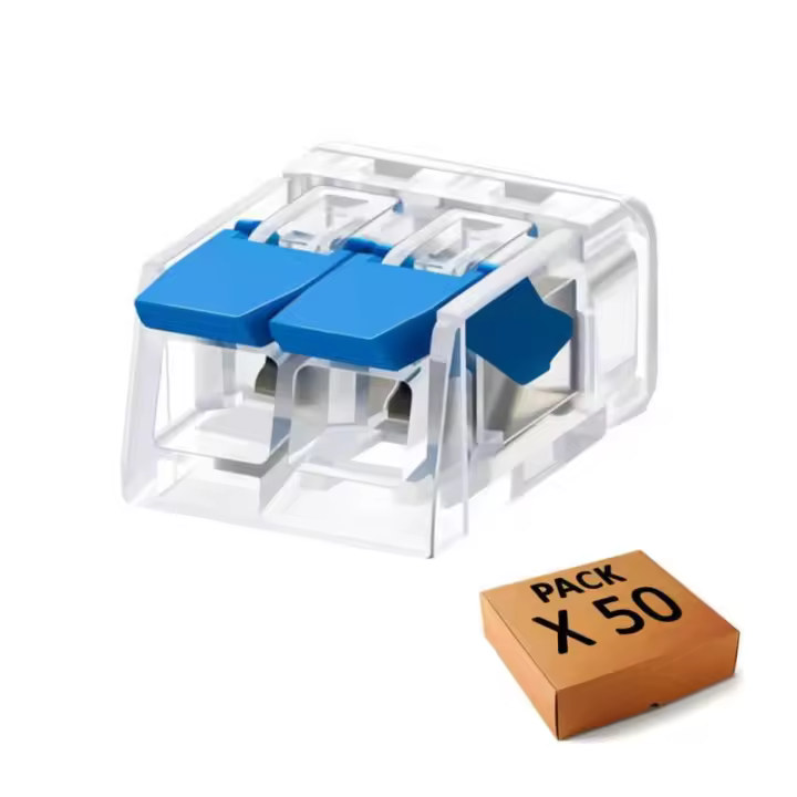 STARLED Conector Rápido - 2 Entradas - KV221-415 - Para Cable Eléctrico - 1