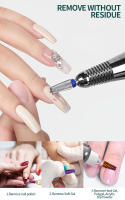 Juego De Brocas Para Uñas Nailpop Set De Bricioles De Tungsteno Para Taladro De Uñas E File Limpieza De Cutícula Eliminador De Polvo De Uñas Herramienta De Manicura - details 3